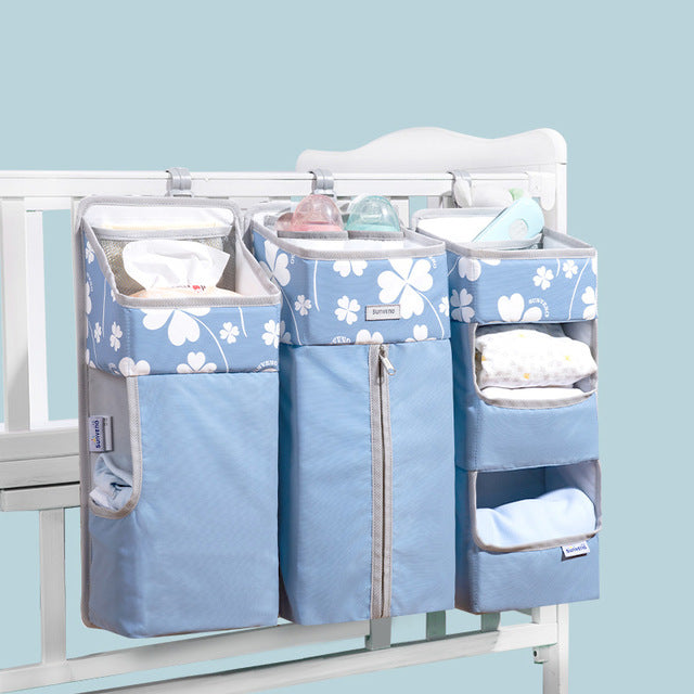 Sunveno Crib Organizer convenient way to store all of your baby's essentials