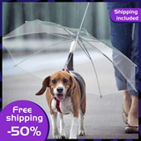 50% OFF Pet Umbrella Metal Chain Leash