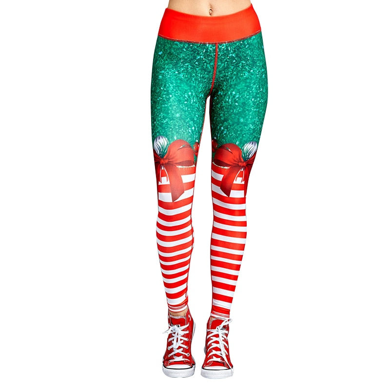 Christmas Trousers Leggings For Women