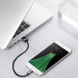 3pcs Leather Mini USB Bracelet Data Charging Cable