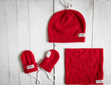 Limited Edition Cashmere Collection includes a scarf, hat & gloves