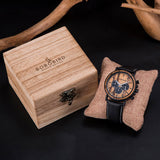 BOBO BIRD Men Watch Wood Watches Women Timepieces Chronograph Quartz Wristwatches