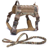 Tactical Dog Harnesses Pet Training Vest Dog Harness And Leash Set For Small Medium Big Dogs Walking Hunting Free Shipping Items