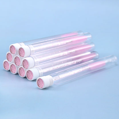 Eyelash Extender Disposable Eyebrow Brush Separate Tube Design Charming Diamond Bottom Mascara Stick Applicator