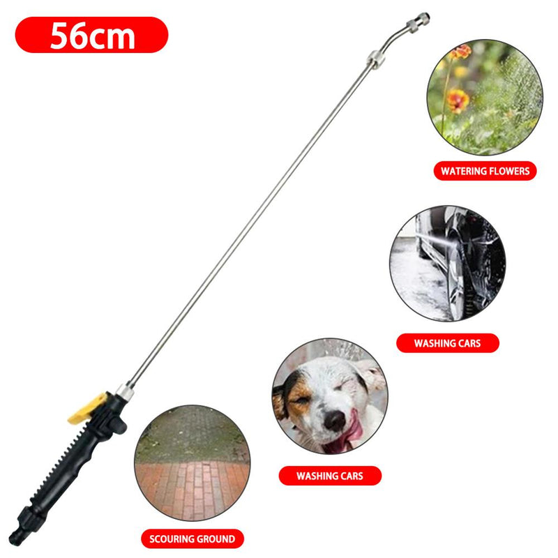 56/65cm High Pressure Power Water Gun Washer Water Jet Garden Washer Hose Wand Nozzle Sprayer Watering Sprinkler Cleaning Tool