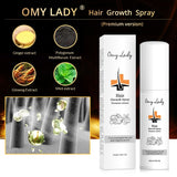 OMY LADY Hair Growth Spray Anti Hair Loss Essential Fast Regrowth Prevent Hair Damaged Thinning Repair Care Scalp Treatment 60ml