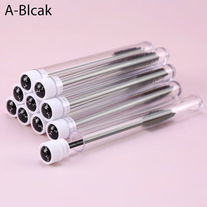 Eyelash Extender Disposable Eyebrow Brush Separate Tube Design Charming Diamond Bottom Mascara Stick Applicator