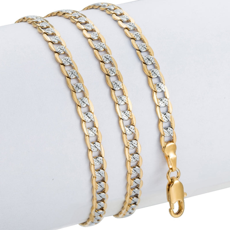 Trendsmax Gold Color Chain Necklace For Men Women Cuban Link Chain Male Necklace Fashion Men's Jewelry