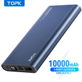 TOPK I1006P Power Bank 10000mAh Portable Charger LED External Battery PD Fast Charging PoverBank For iPhone 14 Pro Max 13 Xiaomi