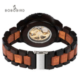 BOBO BIRD Men Watch Automatic Mechanical Wristwatches Multi-functional Wooden Watches Male Wood Watch Boxes