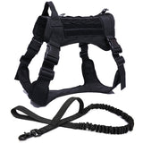 Tactical Dog Harnesses Pet Training Vest Dog Harness And Leash Set For Small Medium Big Dogs Walking Hunting Free Shipping Items