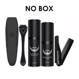 Beard Growth Kit Hair Growth Enhancer Thicker Oil Nourishing Leave-in Conditioner Beard Grow Set with Beard Growth roller