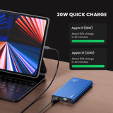 TOPK I1006P Power Bank 10000mAh Portable Charger LED External Battery PD Fast Charging PoverBank For iPhone 14 Pro Max 13 Xiaomi