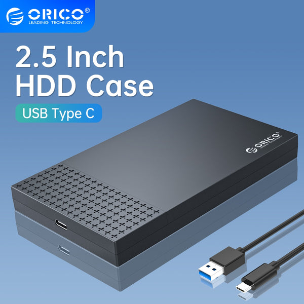 ORICO Type-C External Hard Drive Case SATA to USB3.1 HDD Enclosure for 2.5 & 39 HDD SSD 6Gbps Speed Support UASP