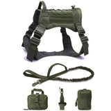 Tactical Dog Harnesses Pet Training Vest Dog Harness And Leash Set For Small Medium Big Dogs Walking Hunting Free Shipping Items