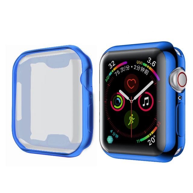 Slim TPU Watch Cover Case for Apple Watch Series 6 Se Case 40mm 44mm Case Protector Shell Cover for IWatch 5 4 3 2 42mm 38mm