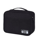 Portable Digital Storage Bags Earphones USB Gadgets Cables Wires Charger Power Battery Zipper Bag Cosmetics Organizer Box