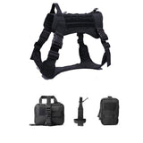 Tactical Dog Harnesses Pet Training Vest Dog Harness And Leash Set For Small Medium Big Dogs Walking Hunting Free Shipping Items