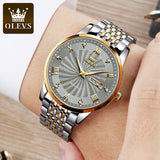 OLEVS Men Mechanical Watch Top Brand Luxury Automatic Watch Sport Stainless Steel Waterproof Watch Men