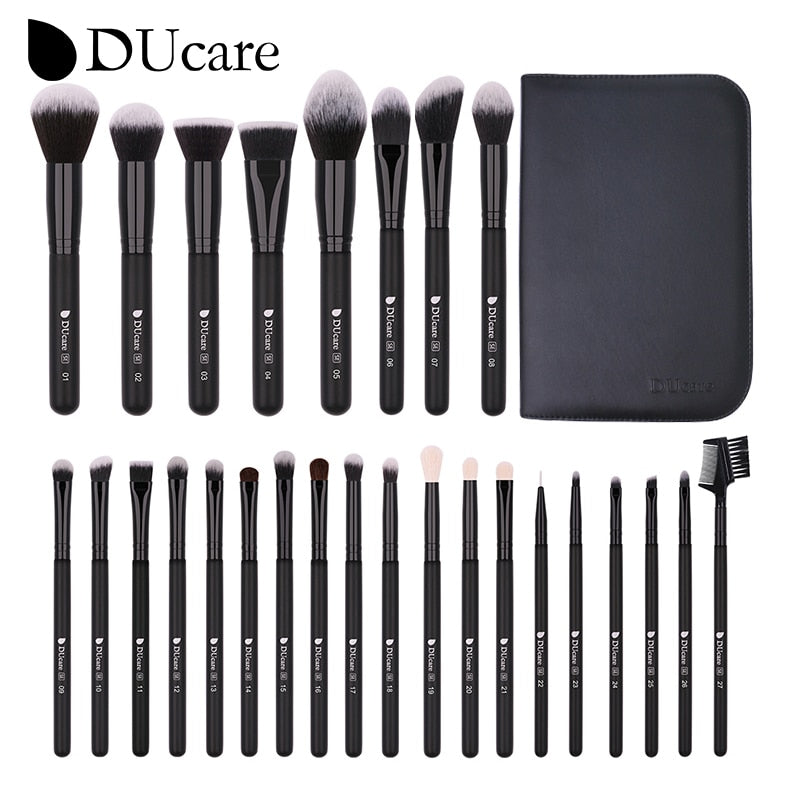 Travel Makeup Brushes Complete makeup kit Synthetic Goat Hair Eye Shadow Powder Foundation Concealer Brush for Makeup Set