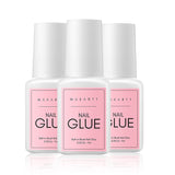 Makartt Nail Glue for Acrylic Nails Super Brush on Nail Glue Kit Bond Quickly Artificial Nail Adhesive Glue for Nail Tips