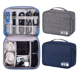 Portable Digital Storage Bags Earphones USB Gadgets Cables Wires Charger Power Battery Zipper Bag Cosmetics Organizer Box