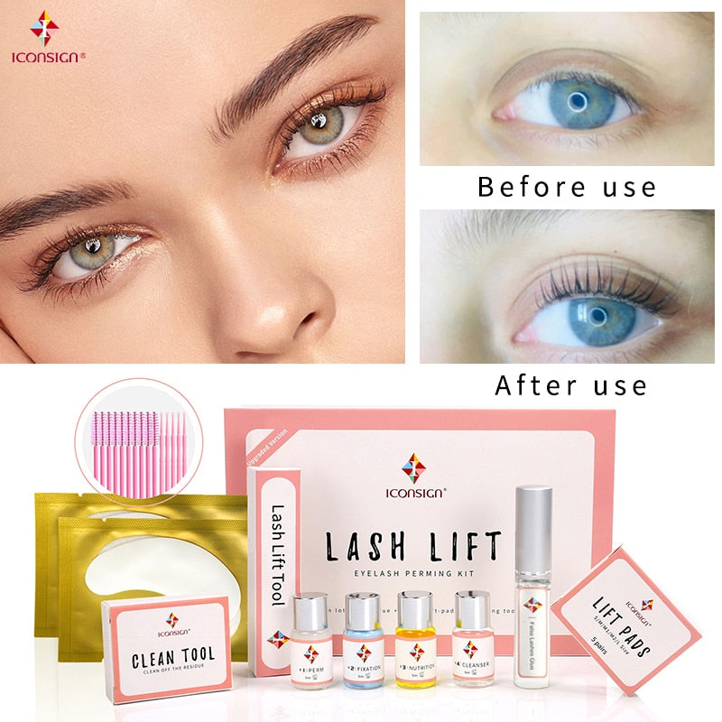 ICONSIGN Lash Lifting Kit Eyelash Serum Lash Enhancer Eyelash Perm Eye Makeup Tools Lash Lift