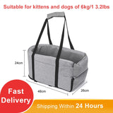 Portable Cat Dog Bed Travel Central Control Car Safety Pet Seat Transport Dog Carrier Protector For Small Dog Chihuahua Teddy