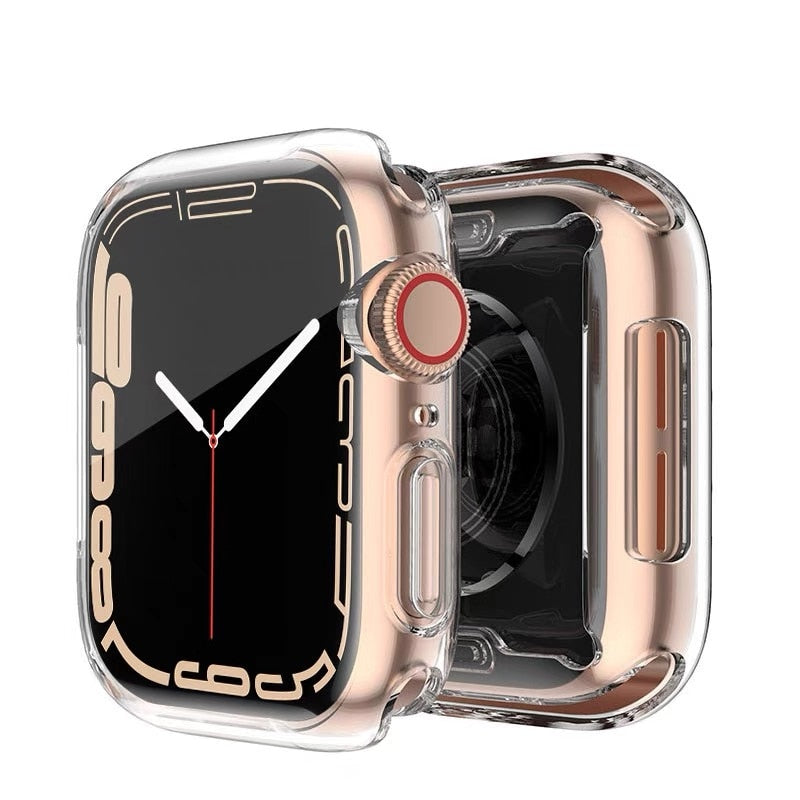 Slim TPU Watch Cover Case for Apple Watch Series 6 Se Case 40mm 44mm Case Protector Shell Cover for IWatch 5 4 3 2 42mm 38mm