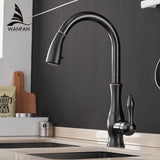 Gold Kitchen Faucets Silver Single Handle Pull Out Kitchen Tap Single Hole Handle Swivel Degree Water Mixer Tap Mixer Tap