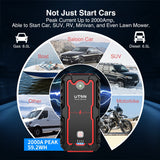 UTRAI Jump Starter Power Bank 2000A Portable Battery Station 12V Car Emergency Booster Starting Device