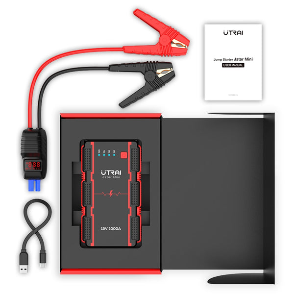 UTRAI 1000A Jump Starter Power Bank Starting Device Portable Charger Emergency Booster 12V Car Battery Jump Starter