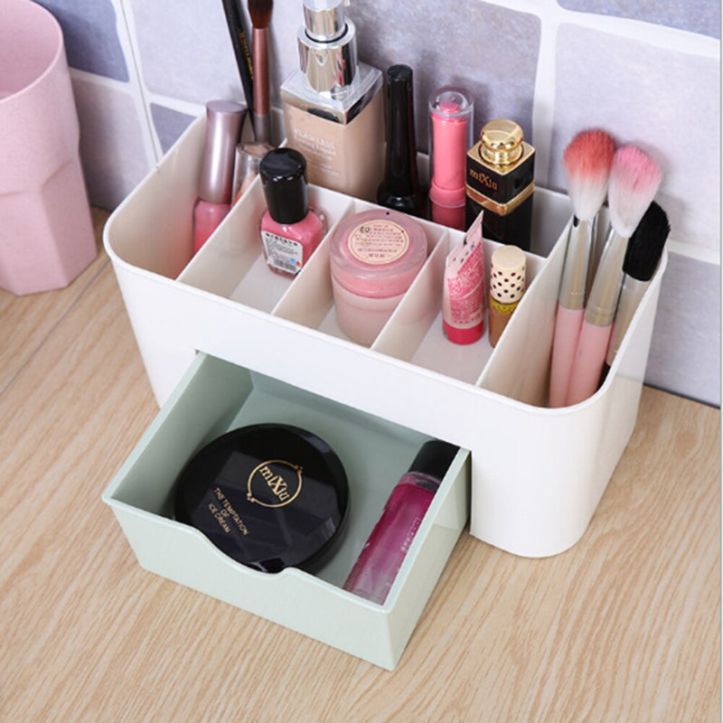 2 pcs Brand New High-quality Plastic Makeup Organizer