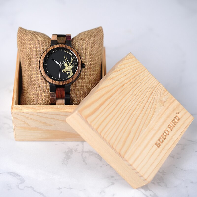 Natural Wooden Unique, Analog, Quartz Watch