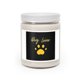 " Dog Lover " With Paw Design Scented Candles, 9oz Holiday Gift Birthday Gift Comfort Spice Scent, Sea Breeze Scent, Vanilla Bean Scent Home Decor