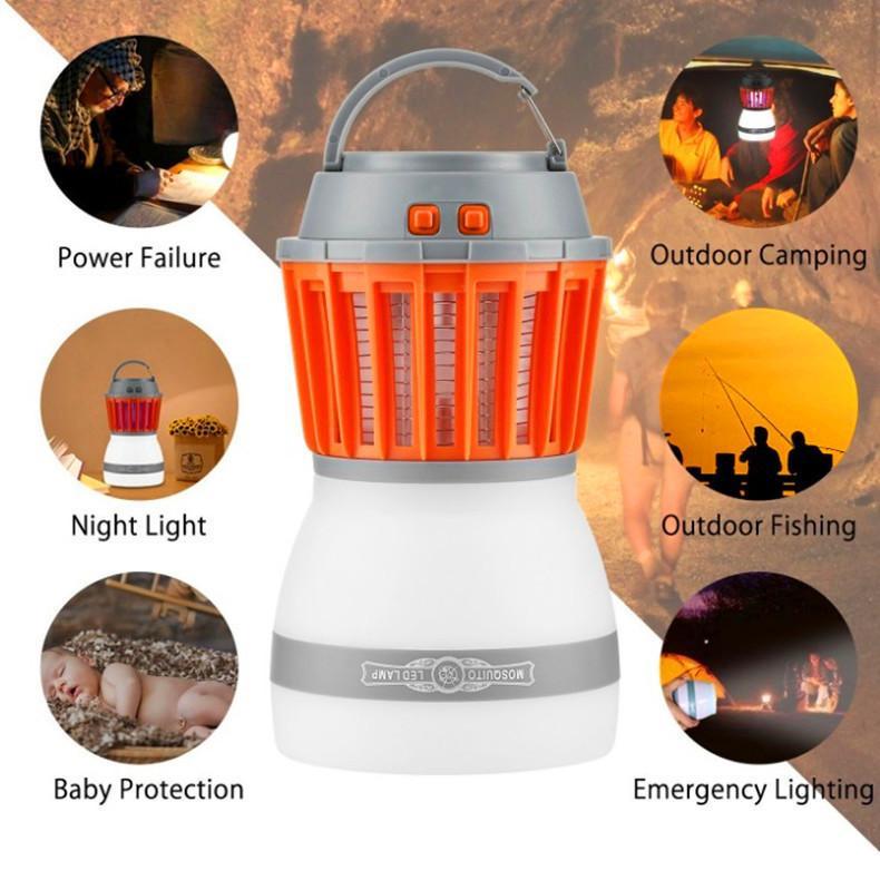 Solar LED Light Handy Mosquito Killer Lamp Effective Way To Get Rid of Mosquitoes