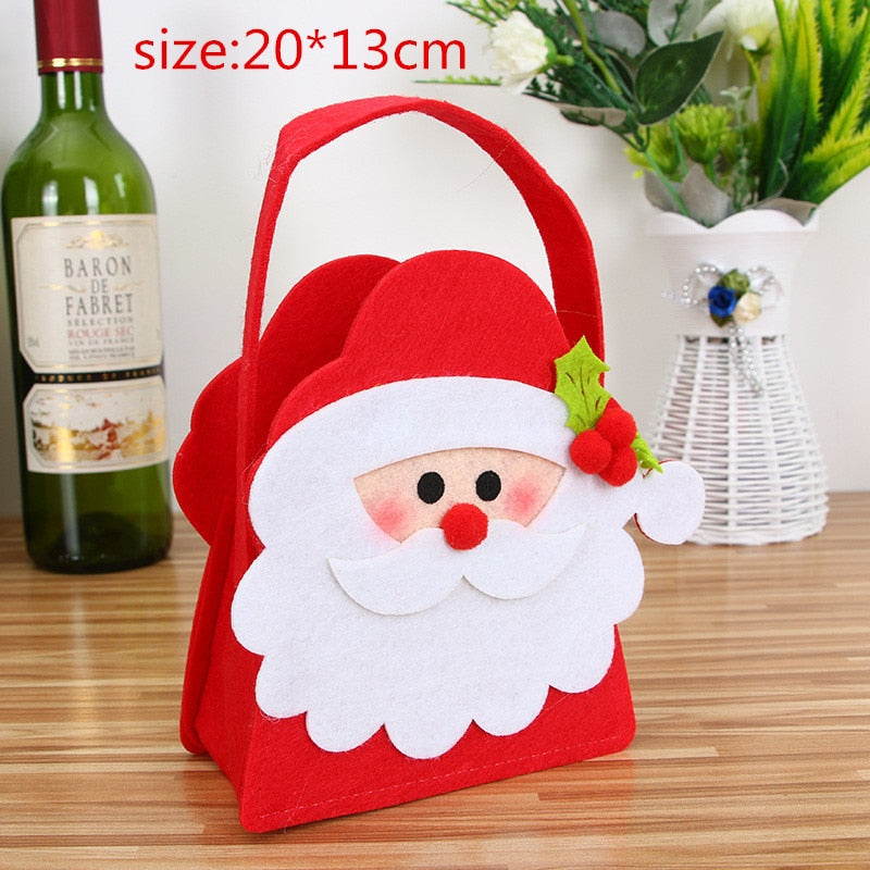 3pcs Christmas Socks Stockings Home Decorations