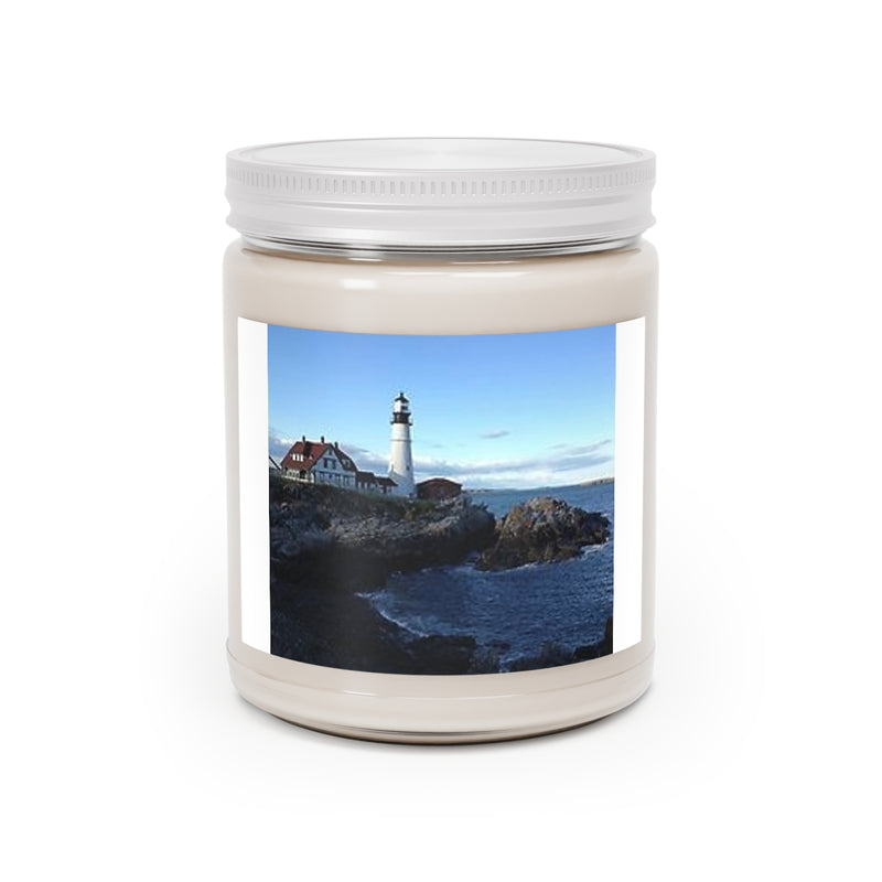 " Perfect Scenery " Design Scented Candles, 9oz Holiday Gift Birthday Gift Comfort Spice Scent, Sea Breeze Scent, Vanilla Bean Scent Home Decor