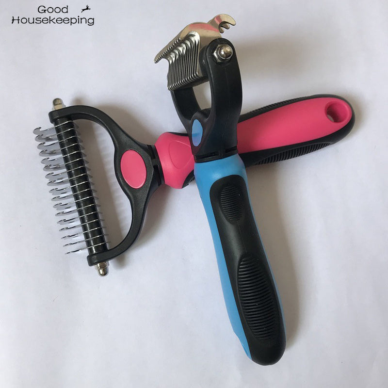 3pcs Double-Sided Comb Pet Groomer Easy and Painless Way To Remove Knots and Tangles from your pet's fur