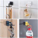 3pcs Kitchen Hook Organizer 360 Degrees Rotatable