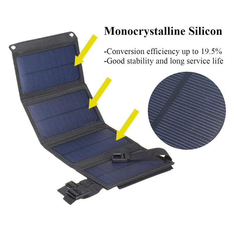 High-Quality Materials, Environmentally Friendly, Durable Waterproof 5V Foldable Solar Panel