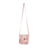 Silver Pink Fake Faux Fur Bag For Kids Girls Fashion