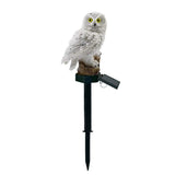 Solar Owl Shape Resin and Plastic, Non-Toxic, Long-Lasting Energy Saving Lawn Lamp