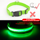 3pcs USB Charging LED Dog Collar Anti-Lost/Avoid Car Accident Collar