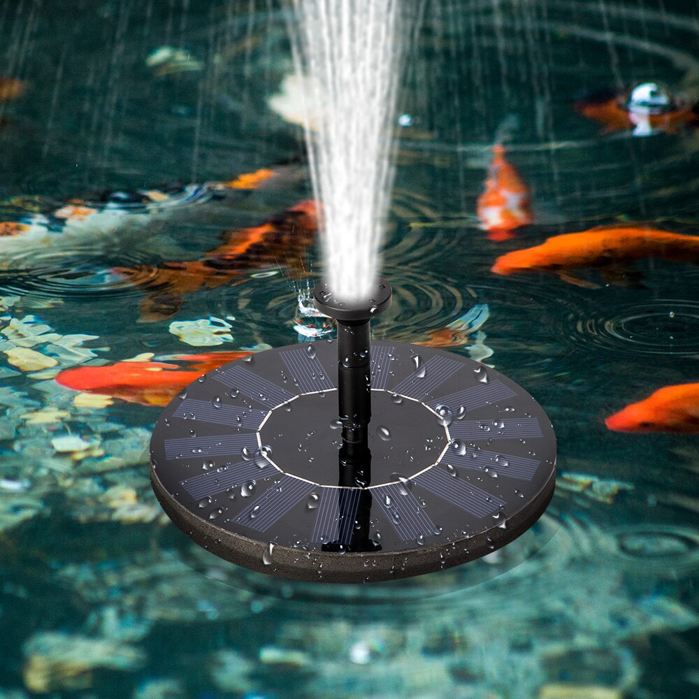 Outdoor Solar Panel Powered Fountain Pump