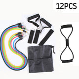 17Pcs Fitness Resistance Bands Set