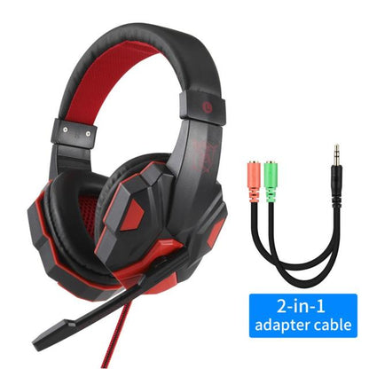 LED Light Wired Gamer Headset Gamers Toolkit