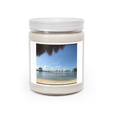 Beautiful " Beach View " Design Scented Candles, 9oz Holiday Gift Birthday Gift Comfort Spice Scent, Sea Breeze Scent, Vanilla Bean Scent Home Decor