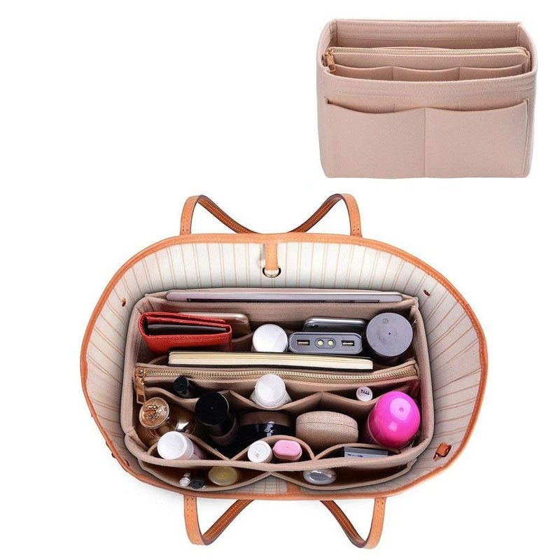 Makeup Organizer Bag that can easily organize and find all your essentials in one place!