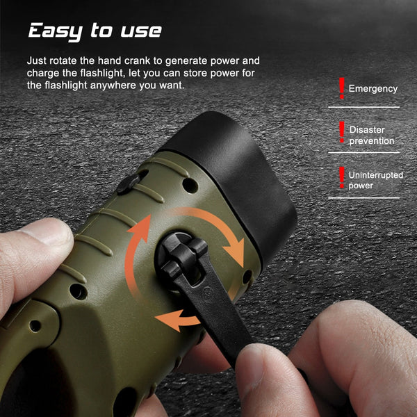 Portable Solar Powered Flashlight